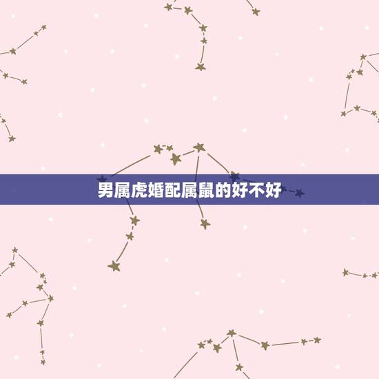男属虎婚配属鼠的好不好，属相婚配:男属虎和女属鼠相配吗