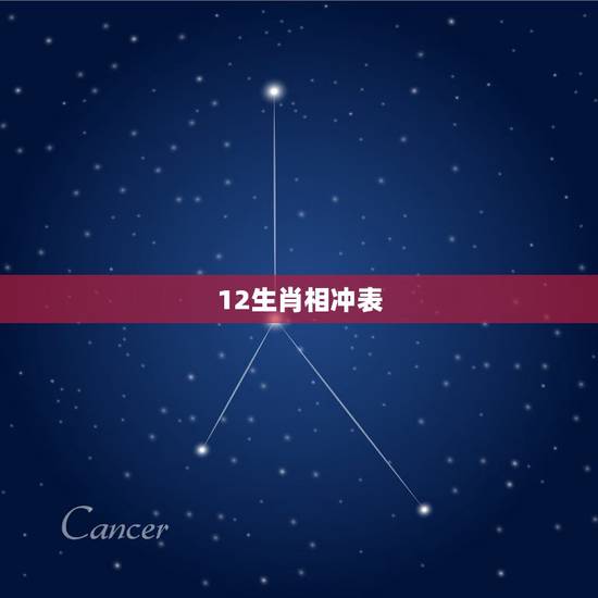12生肖相冲表,十二生肖属性相克表 12生肖相冲表,十二生肖属性相克表