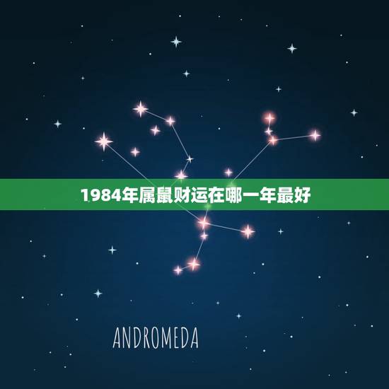 1984年属鼠财运在哪一年最好，1984年属鼠财运如何 1984年属鼠