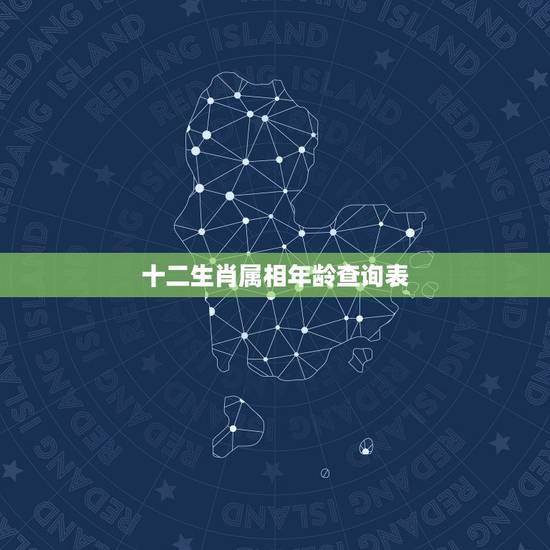 十二生肖属相年龄查询表,十二生肖对照表年龄是什么? 十二生肖属相年龄查询表,十二生肖对照表年龄是什么?