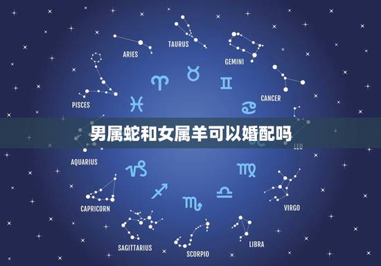 男属蛇和女属羊可以婚配吗，婚姻中的男属蛇和女属羊可以相配吗？为什么？