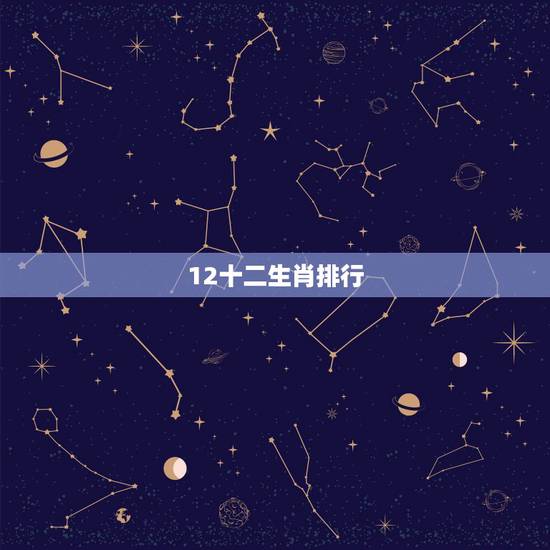 12十二生肖排行，十二生肖排序
