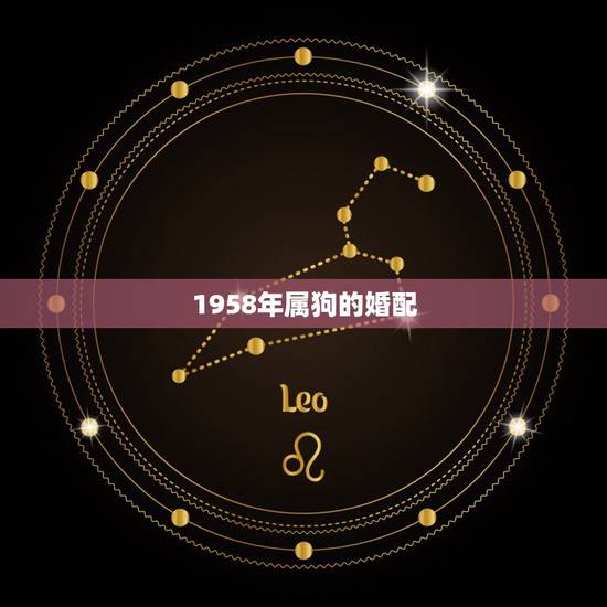 1958年属狗的婚配，1970年属狗女人与1958年属狗男人感情是否长
