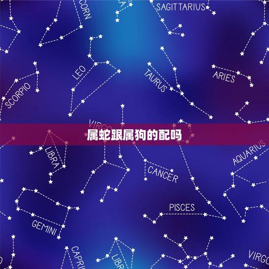 属蛇跟属狗的配吗，属蛇的和属狗的婚姻相配吗