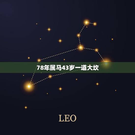 78年属马43岁一道大坎，78年属马人43岁有劫是指虚岁还是实岁？