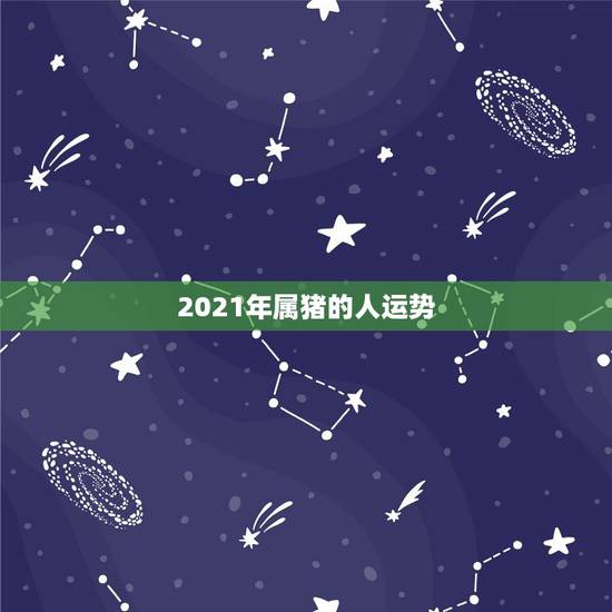 2021年属猪的人运势，2021年属猪男人的全年运势如何