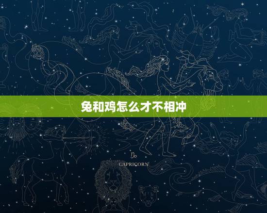 兔和鸡怎么才不相冲,鸡兔相冲是什么意思 兔和鸡怎么才不相冲,鸡兔相冲是什么意思