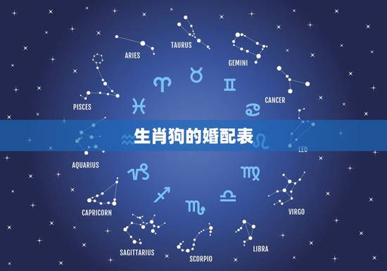 生肖狗的婚配表,属狗的属相婚配表大全 属狗的男女和什么属相最配 生肖狗的婚配表,属狗的属相婚配表大全 属狗的男女和什么属相最配