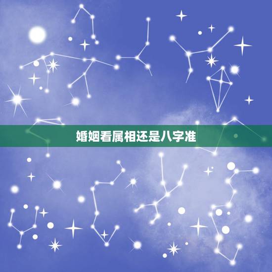 婚姻看属相还是八字准，用生肖合婚准，还是八字准！