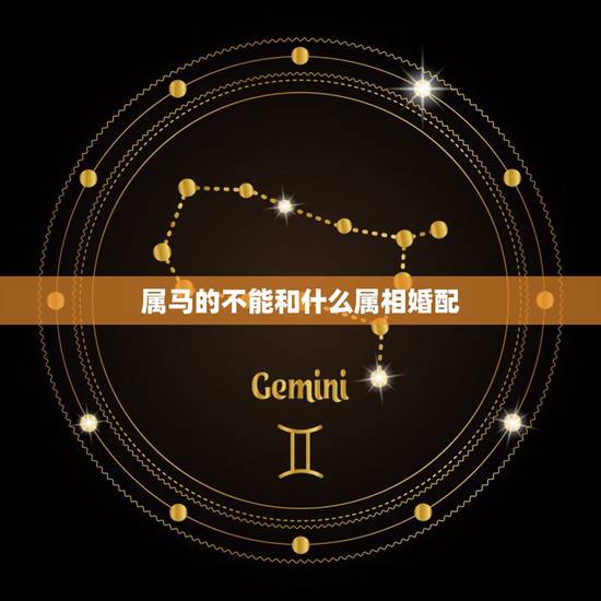 属马的不能和什么属相婚配，属马男人最不合配什么属相女