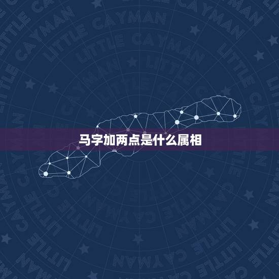 马字加两点是什么属相，属马1990年11月26日两点生是什么生辰八字