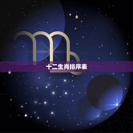 十二生肖排序表,十二生肖顺序表及年龄 十二生肖排序表,十二生肖顺序表及年龄