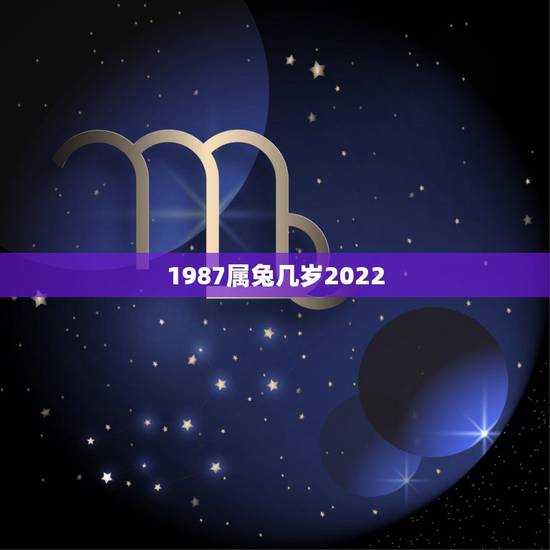 1987属兔几岁2022，1987年兔33岁后财运2022