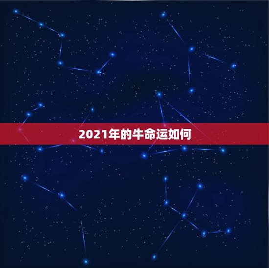 2021年的牛命运如何，2021属牛的本命年好不好