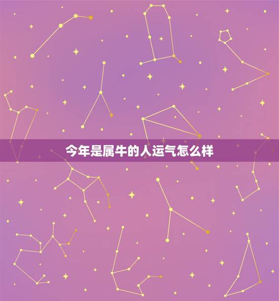 今年是属牛的人运气怎么样，属龙在牛年运势怎么样