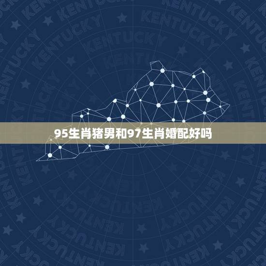 95生肖猪男和97生肖婚配好吗，97年属牛和95年属猪配吗