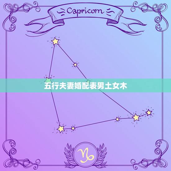 五行夫妻婚配表男土女木，五行男土女木相克，在一起好吗，适不适合结婚