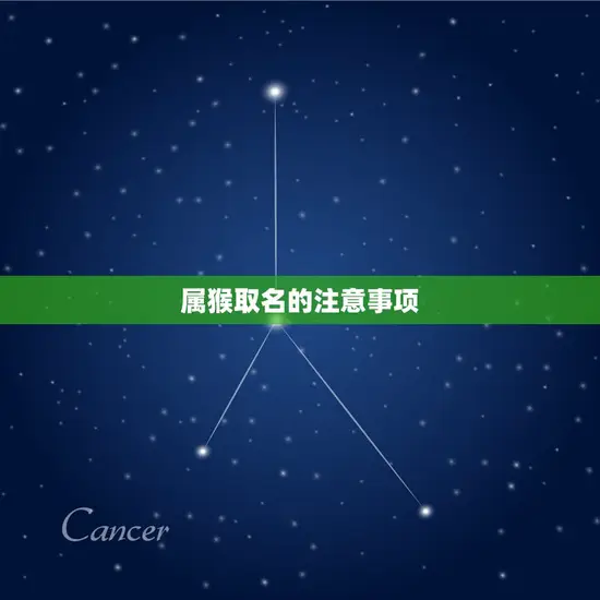 属猴取名的注意事项 属猴取名的注意事项