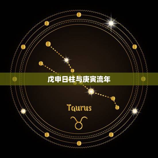戊申日柱与庚寅流年，戊申日生于癸丑月