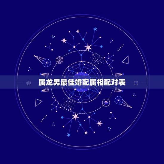 属龙男最佳婚配属相配对表，88年属龙男最佳婚配