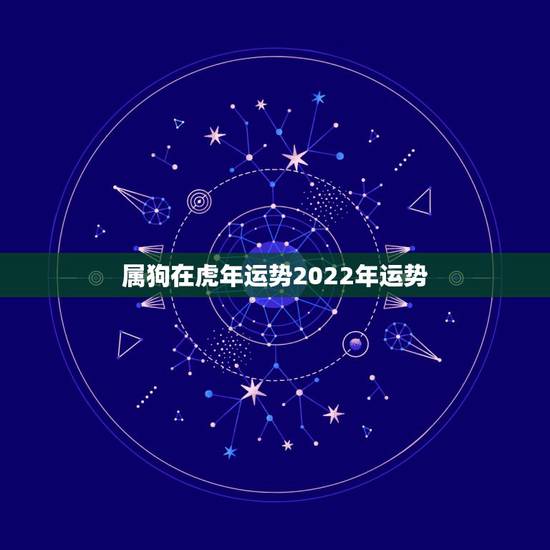 属狗在虎年运势2022年运势，2022年虎年对生肖狗好吗