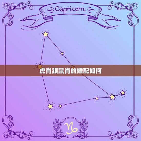 虎肖跟鼠肖的婚配如何，属鼠的生肖和属虎的生肖相配吗？