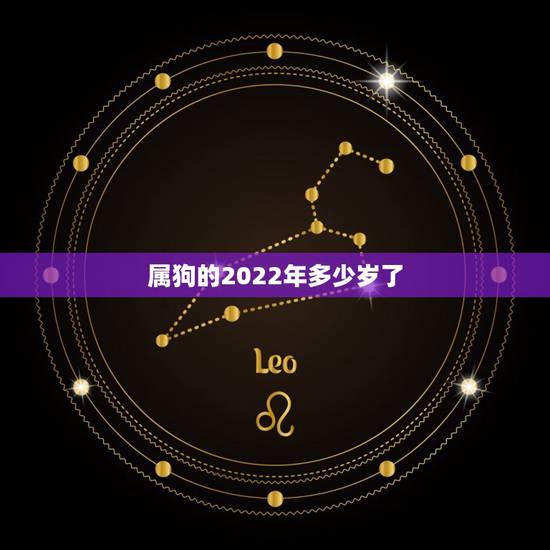属狗的2022年多少岁了,属狗的2022 年每月运势及运程 属狗的2022年多少岁了,属狗的2022 年每月运势及运程