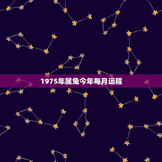 1975年属兔今年每月运程,1975年出生属兔的人今天运气如何 1975年属兔今年每月运程,1975年出生属兔的人今天运气如何