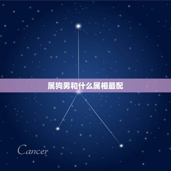 属狗男和什么属相最配，男属狗的更佳婚配属相