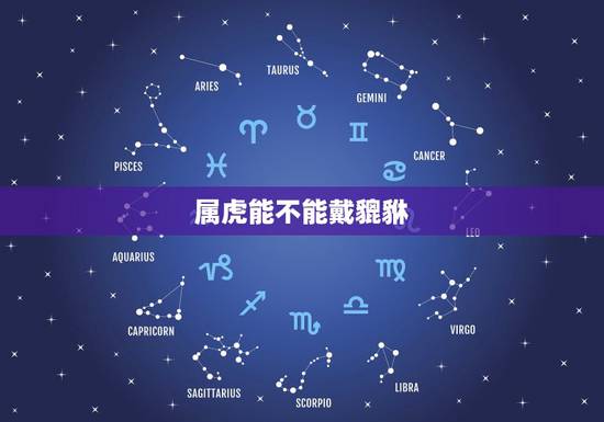 属虎能不能戴貔貅，属虎的人可以佩戴貔貅吗