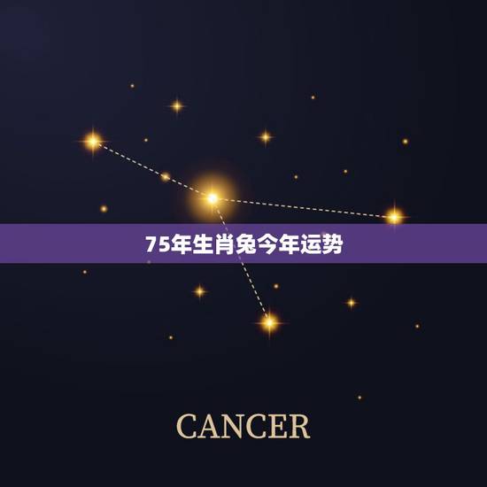 75年生肖兔今年运势,1975年免今年运程 75年生肖兔今年运势,1975年免今年运程