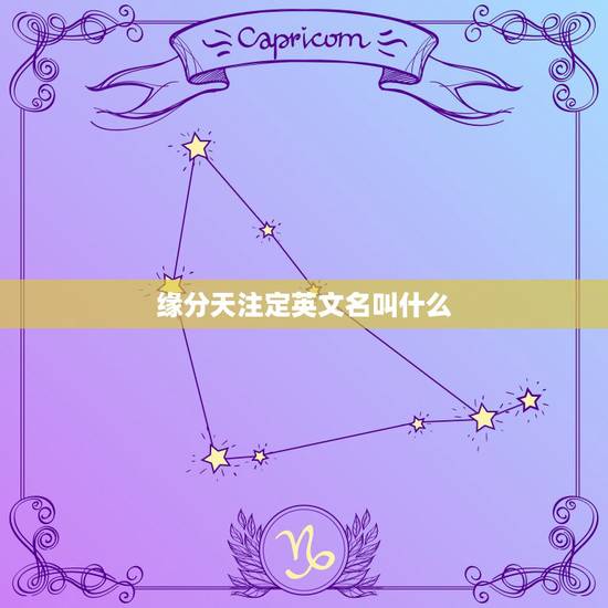 缘分天注定英文名叫什么,“缘分天注定”这句话翻译成英语怎么说 缘分天注定英文名叫什么,“缘分天注定”这句话翻译成英语怎么说