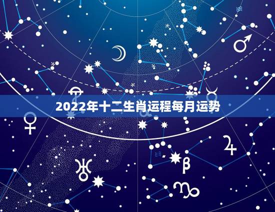 2022年十二生肖运程每月运势，2022 年12生肖每月运势解析完整版