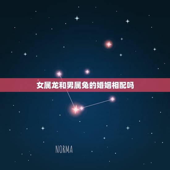 女属龙和男属兔的婚姻相配吗，女龙男兔两生肖相配吗