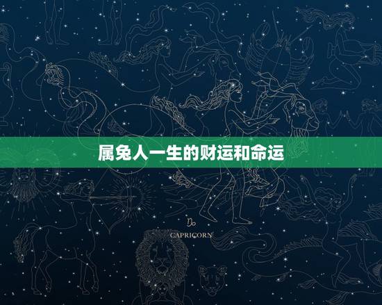 属兔人一生的财运和命运,63年兔男一生婚姻 属兔人一生的财运和命运,63年兔男一生婚姻