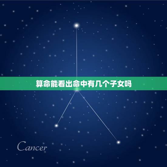 算命能看出命中有几个子女吗,算命。看我命中有子女吗 算命能看出命中有几个子女吗,算命。看我命中有子女吗