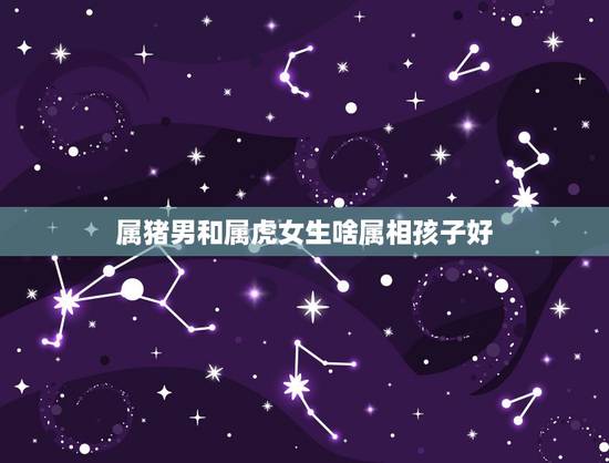 属猪男和属虎女生啥属相孩子好,98年的老虎属什么五行 属猪男和属虎女生啥属相孩子好,98年的老虎属什么五行