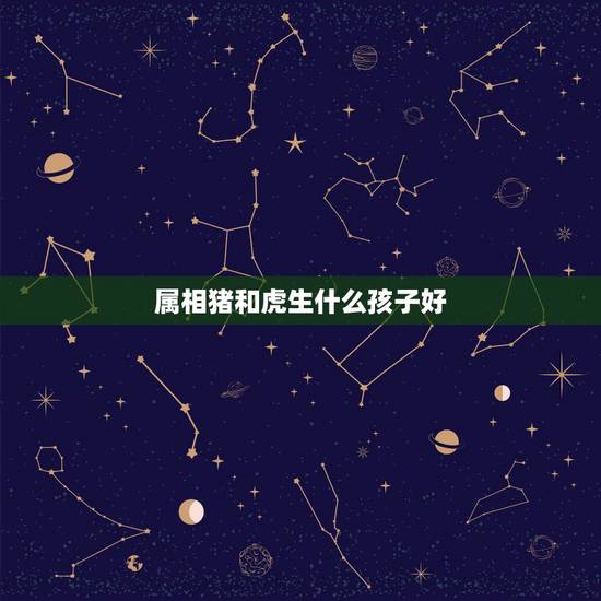 属相猪和虎生什么孩子好，属虎和属牛的生个个什么属相的孩子好