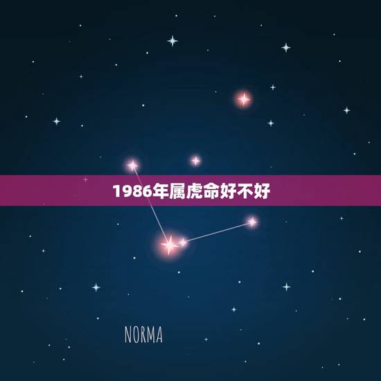 1986年属虎命好不好，1986年属虎是什么命相关推荐