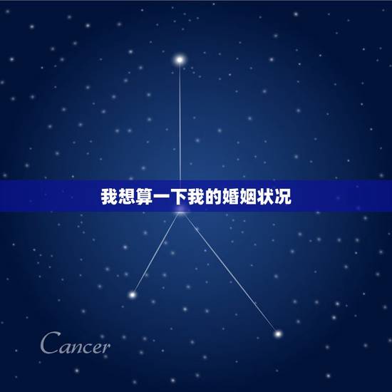 我想算一下我的婚姻状况，怎么查自己的婚姻状况