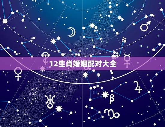12生肖婚姻配对大全，十二生肖属相婚姻相配