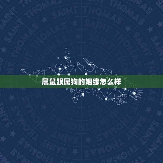 属鼠跟属狗的姻缘怎么样，男属狗和女属鼠相配婚姻如何