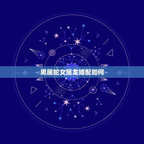 男属蛇女属龙婚配如何，男蛇女龙的朋友关系属相合不合