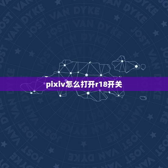 pixiv怎么打开r18开关，手机端pixiv18开关怎么关