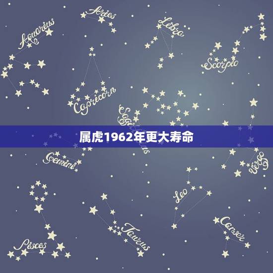 属虎1962年更大寿命,1986年属虎35岁以后命运 属虎1962年更大寿命,1986年属虎35岁以后命运