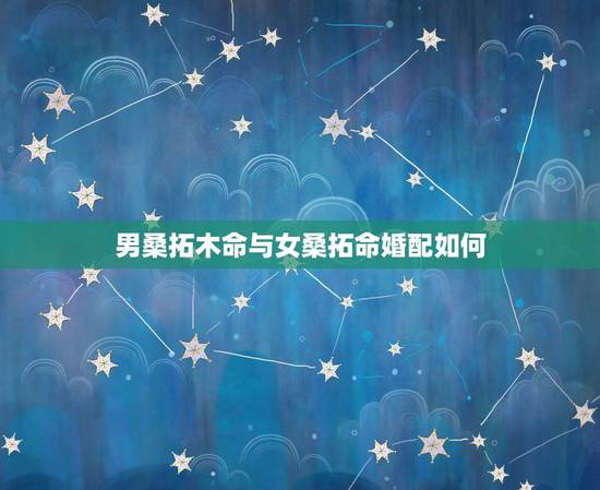 男桑拓木命与女桑拓命婚配如何，桑拓木命和覆灯火命结婚合适吗