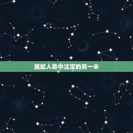 属蛇人命中注定的另一半，1989年属蛇人的婚姻