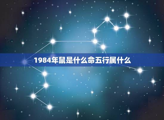 1984年鼠是什么命五行属什么,1984年属鼠的幸运数字是多少 1984年鼠是什么命五行属什么,1984年属鼠的幸运数字是多少