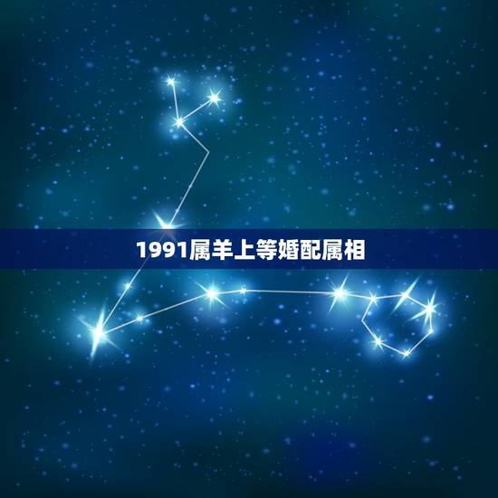 1991属羊上等婚配属相，1991年属羊的女人和什么属相最配