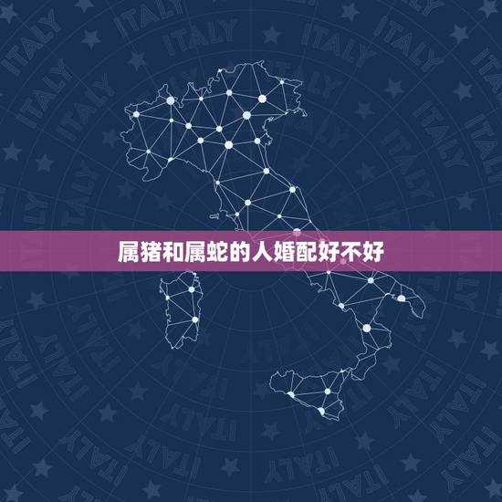 属猪和属蛇的人婚配好不好，属蛇的和什么属相最配